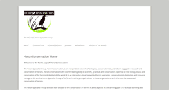 Desktop Screenshot of heronconservation.org